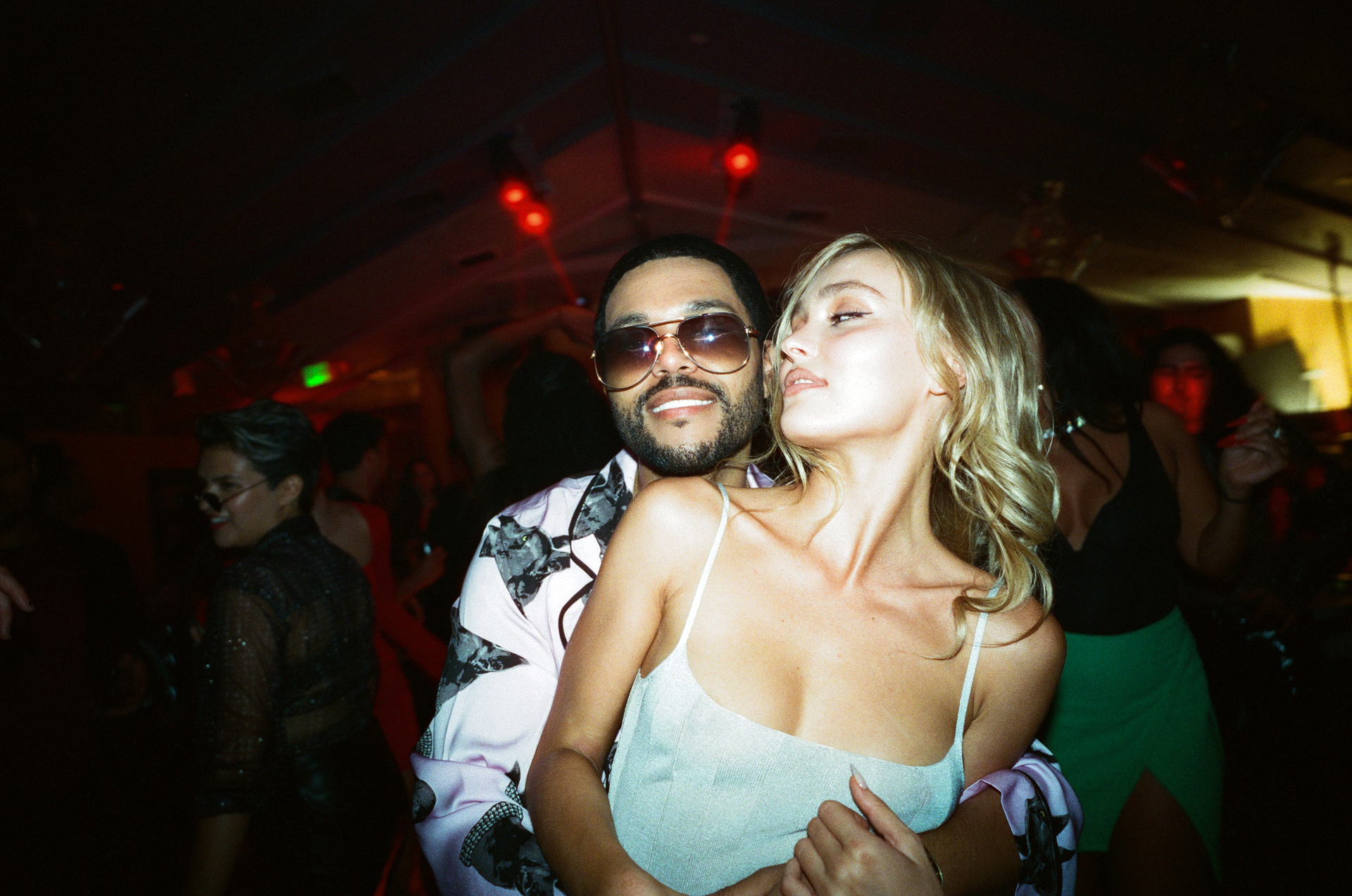 PHOTO: Abel “The Weeknd” Tesfaye and Lily-Rose Depp in a scene from "The Idol."