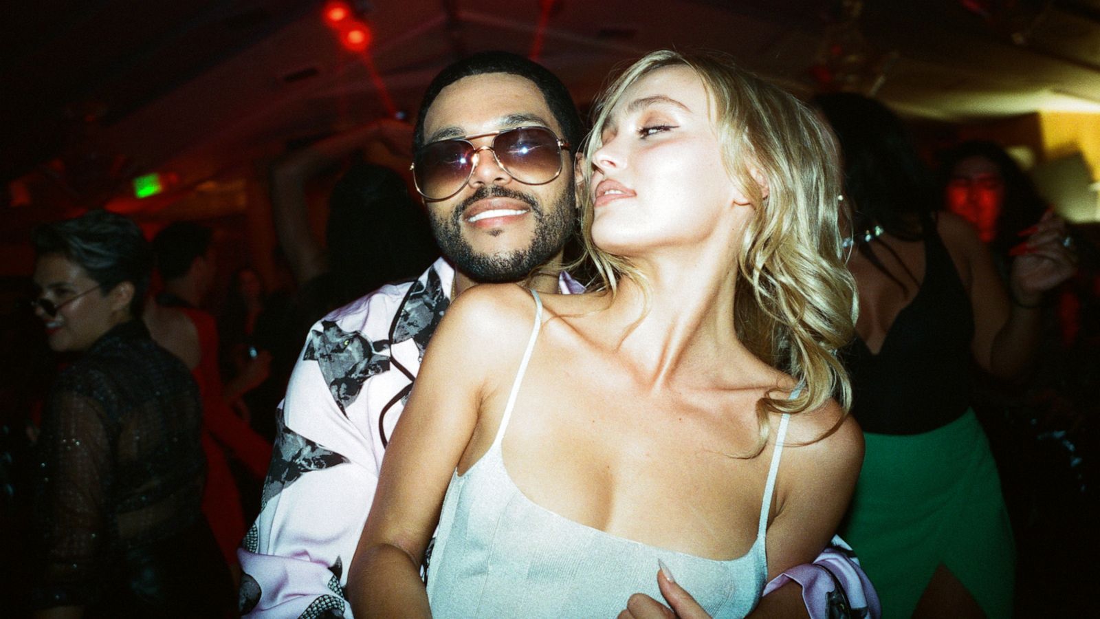 PHOTO: Abel “The Weeknd” Tesfaye and Lily-Rose Depp in a scene from "The Idol."