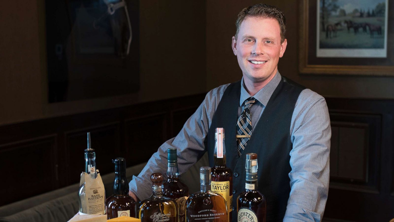 PHOTO: Tim Knittel is the bourbon steward-in-residence at Kentucky Castle, a hotel and restaurant in Versailles, Ky.