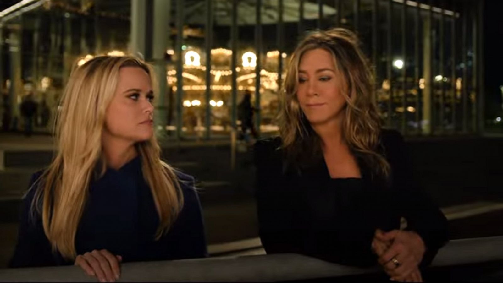 PHOTO: In this screen grab from the season 3 trailer, Reese Witherspoon and Jennifer Aniston are shown in a scene from "The Morning Show."