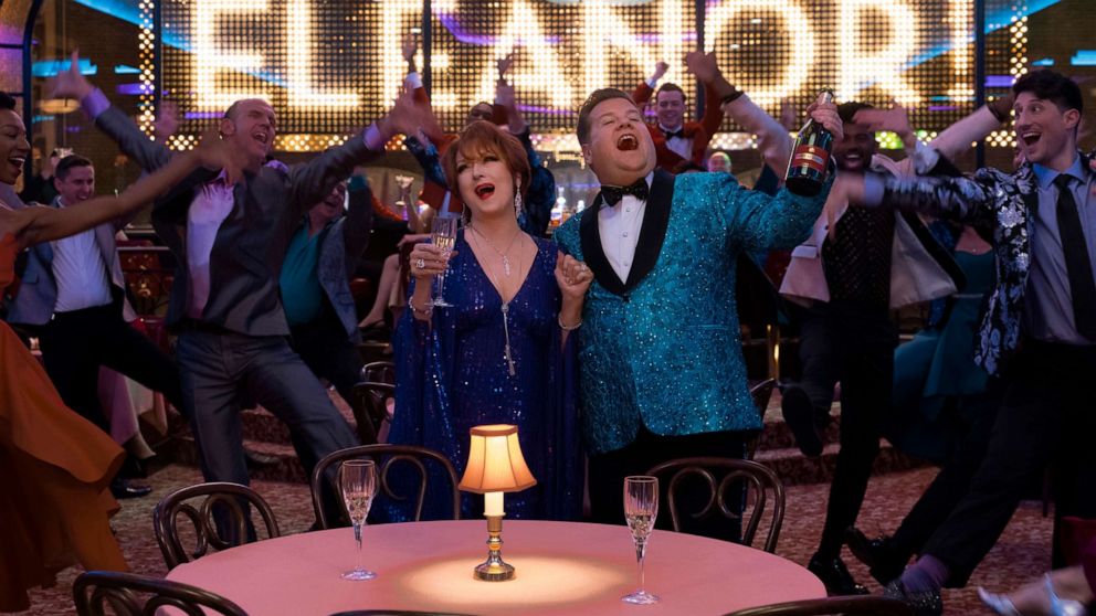 PHOTO: Meryl Streep and James Corden in a scene from "The Prom."