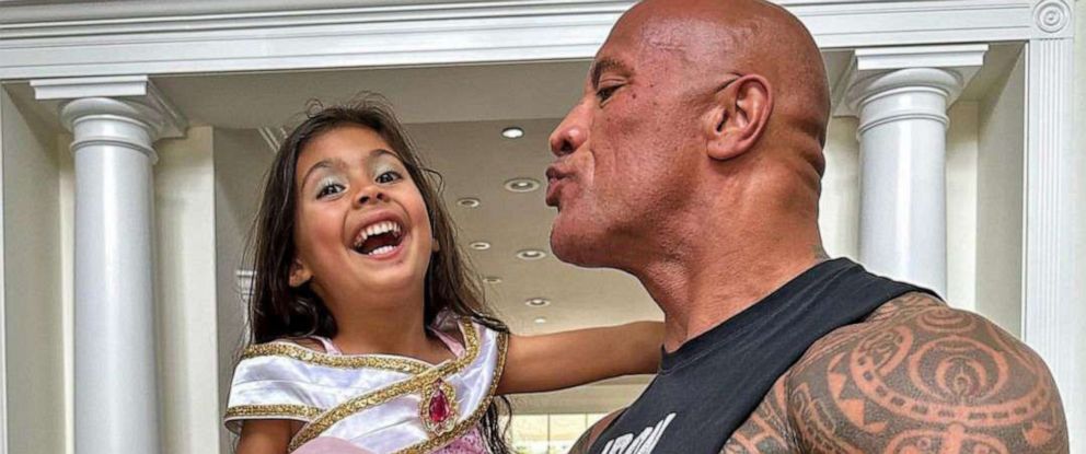 Dwayne Johnson celebrates daughter Tiana with princess-themed party - ABC  News