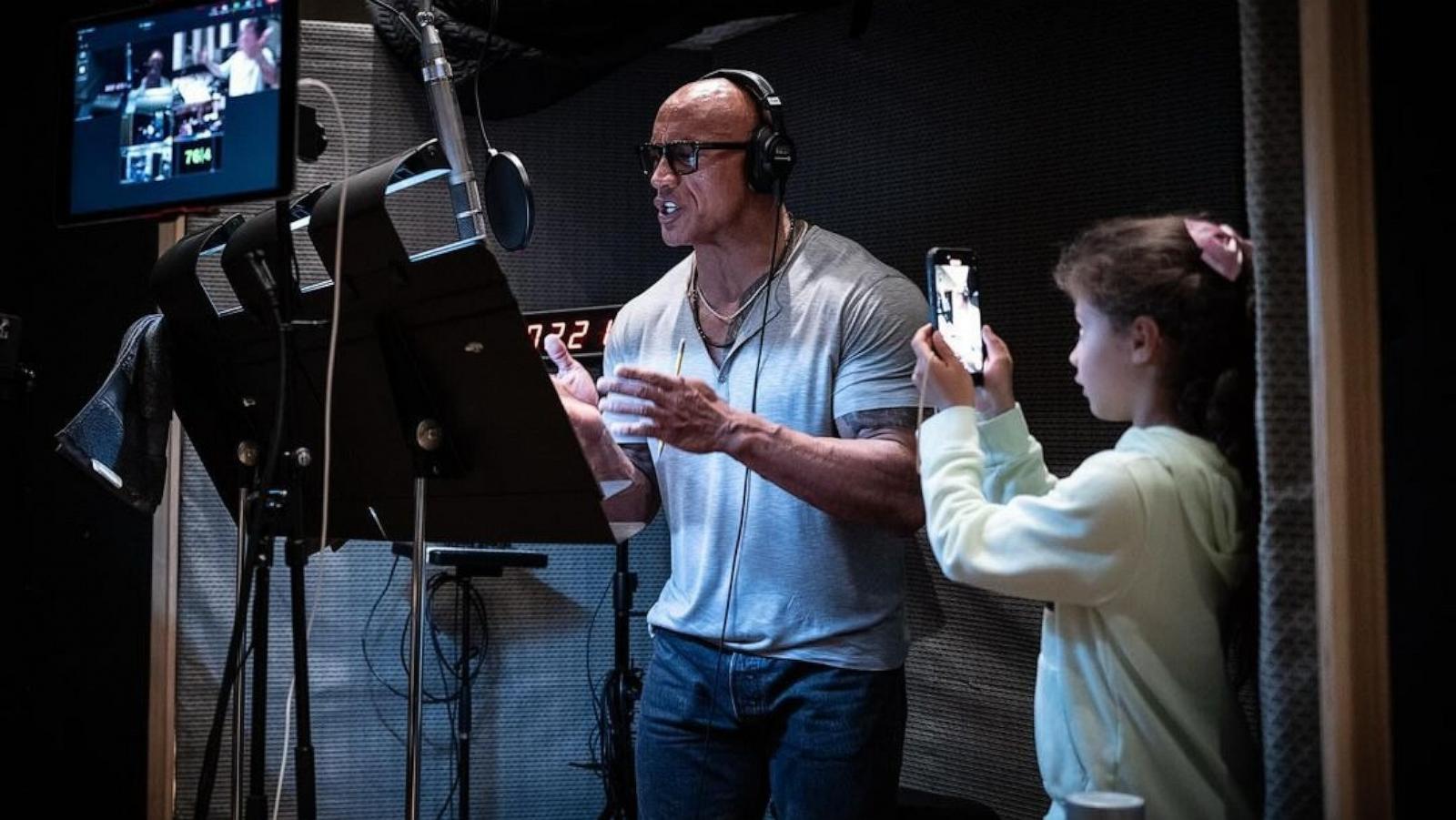 PHOTO: Dwayne Johnson and his daughter appear in this image Johnson shared on Instagram.