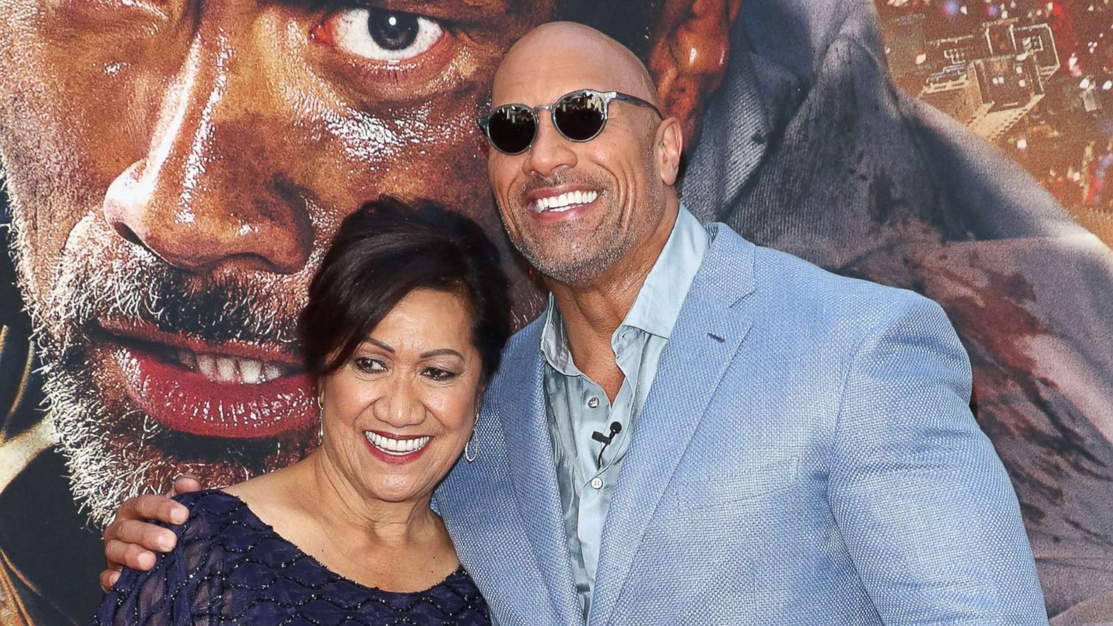 PHOTO: Ata Johnson and actor/producer Dwayne Johnson attend the "Skyscraper" New York premiere at AMC Loews Lincoln Square, July 10, 2018, in New York.