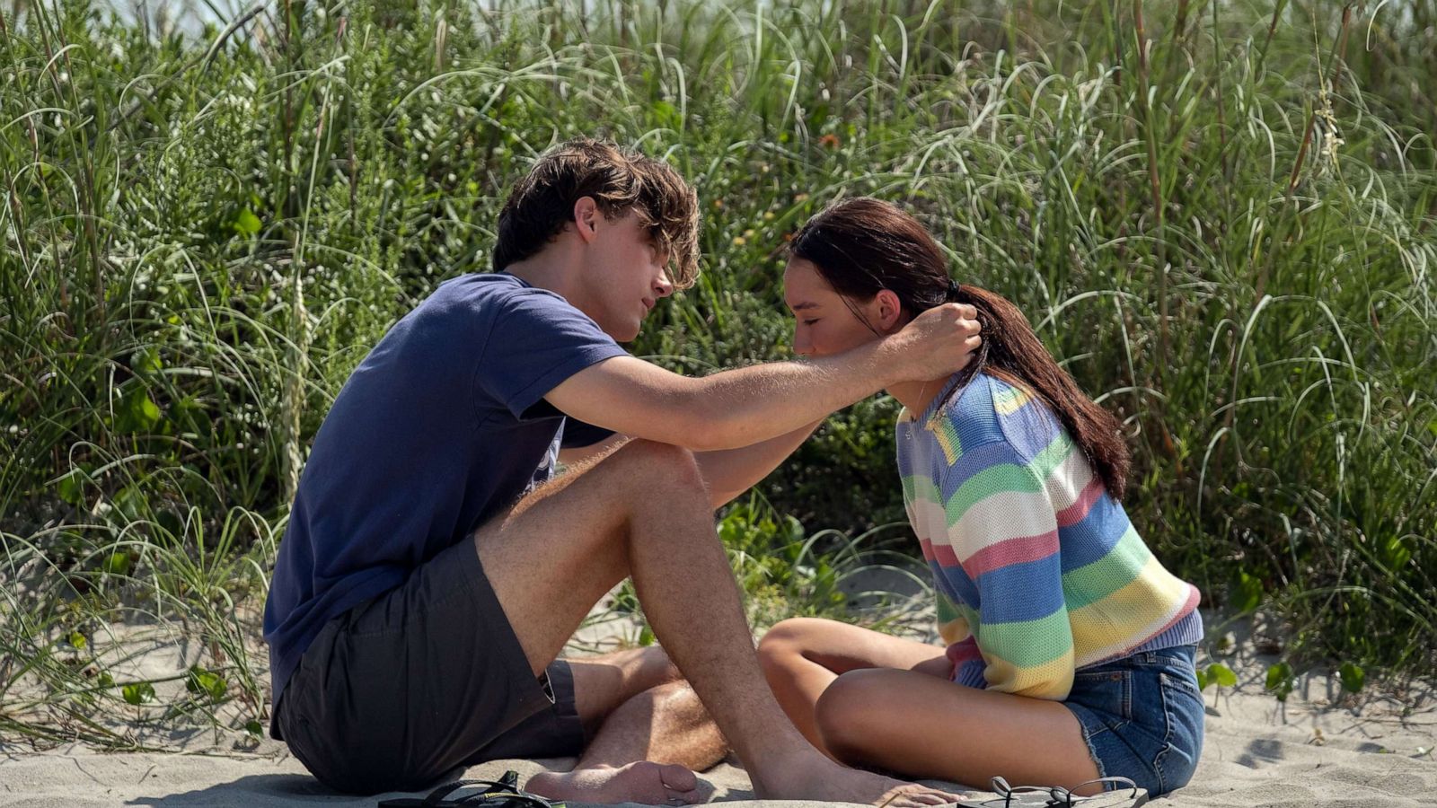 PHOTO: Lola Tung and Christopher Briney are seen in the second season of Prime Video's "The Summer I Turned Pretty."