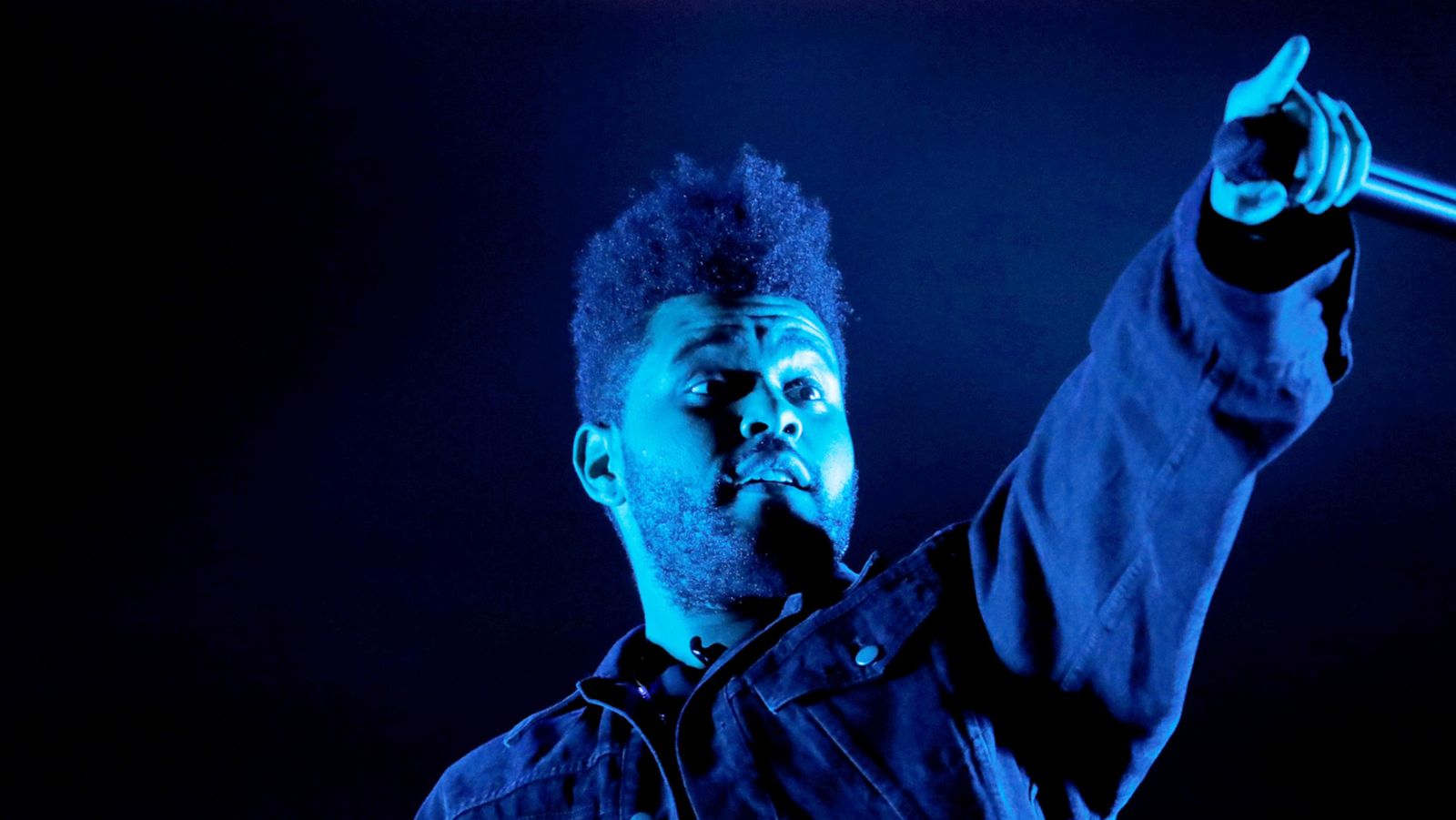 PHOTO: The Weeknd performs at the Global Citizen Festival concert in Central Park in New York, Sept. 29, 2018.