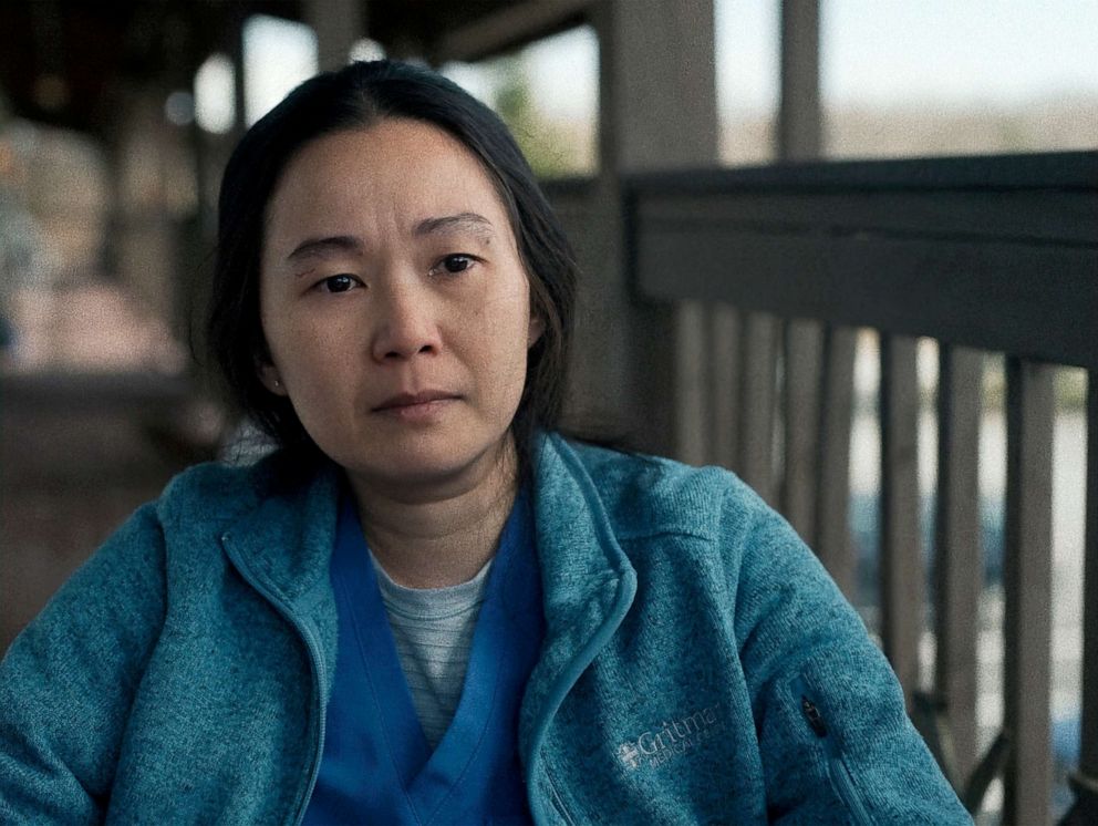PHOTO: This image released by A24 shows Hong Chau in a scene from "The Whale."