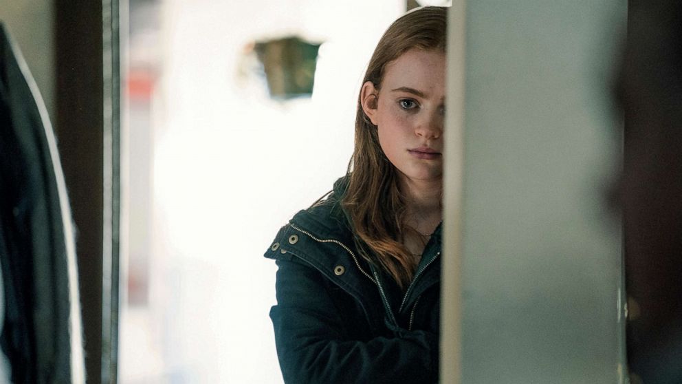 PHOTO: This image released by A24 shows Sadie Sink in a scene from "The Whale." 