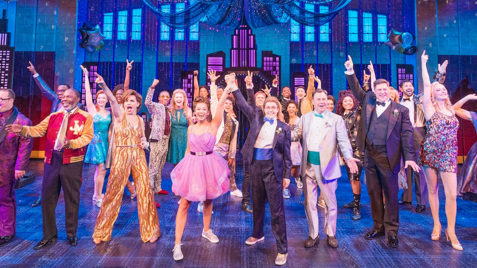 PHOTO: The cast of “The Prom” musical on Broadway.