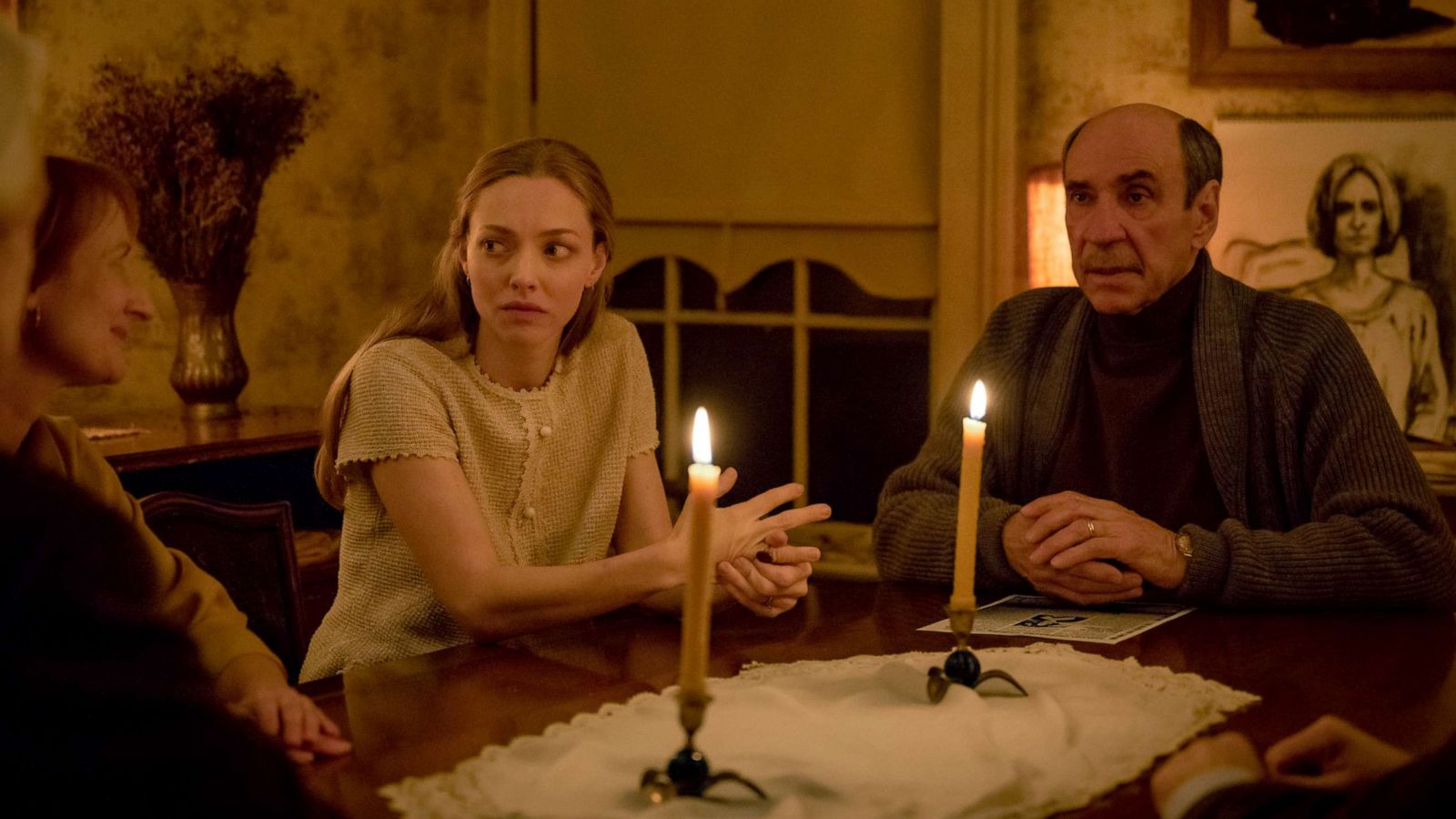 PHOTO: Amanda Seyfried, as Catherine Clare, and F. Murray Abraham, as Floyd DeBeers, in a scene from "Things Heard and Seen."