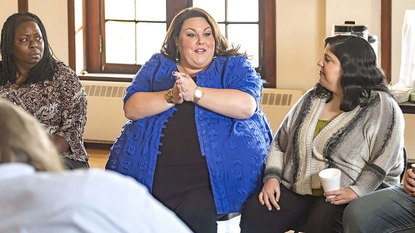 PHOTO: Chrissy Metz, Margaret Newborn, and Beka Ricci appear on an episode of "This Is Us."