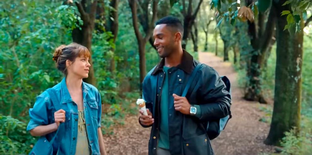 PHOTO: Sophie Cookson and Lucien Laviscount appear in this screengrab from the trailer of "This Time Next Year."