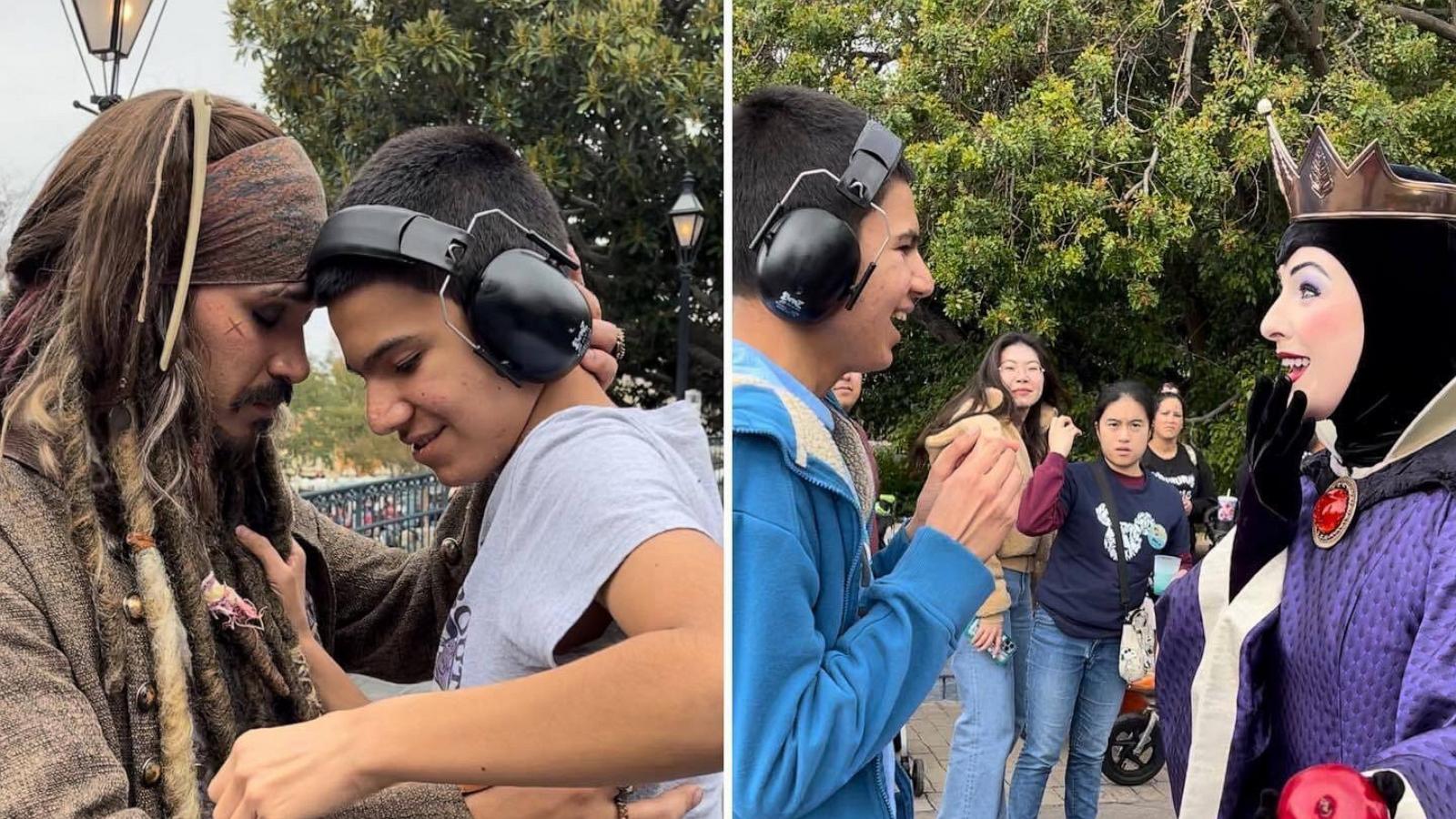 PHOTO: Thomas, the star behind the “Magic With Thomas” Instagram account, has gone viral with his visits with Disneyland cast members.