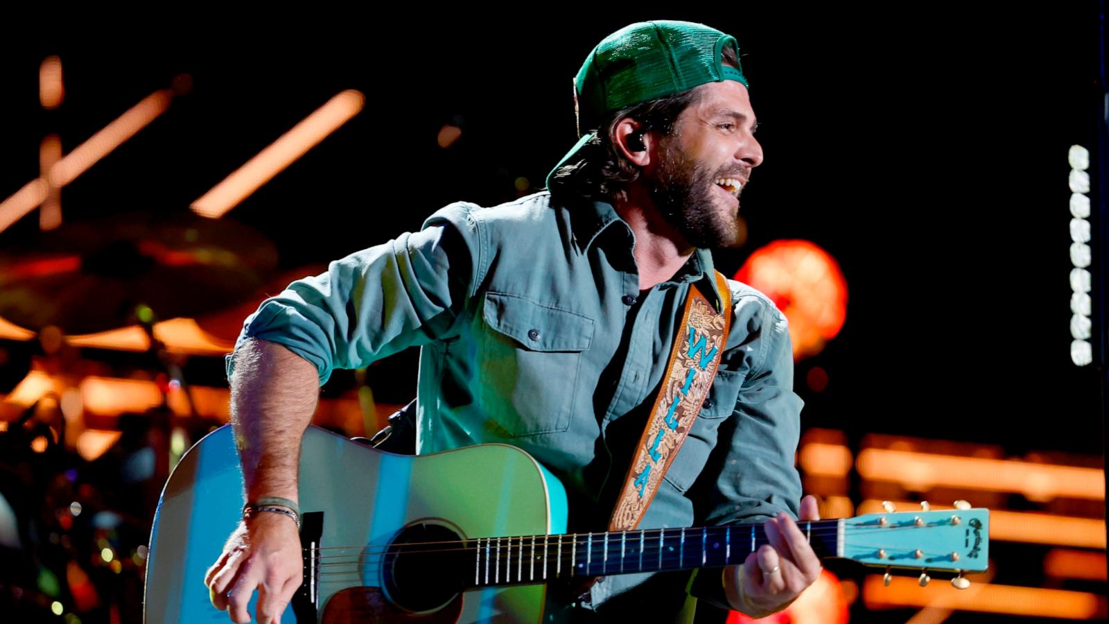 PHOTO: Thomas Rhett performs onstage during the 2024 CMA Music festival at the Nissan Stadium on June 06, 2024 in Nashville, Tenn.