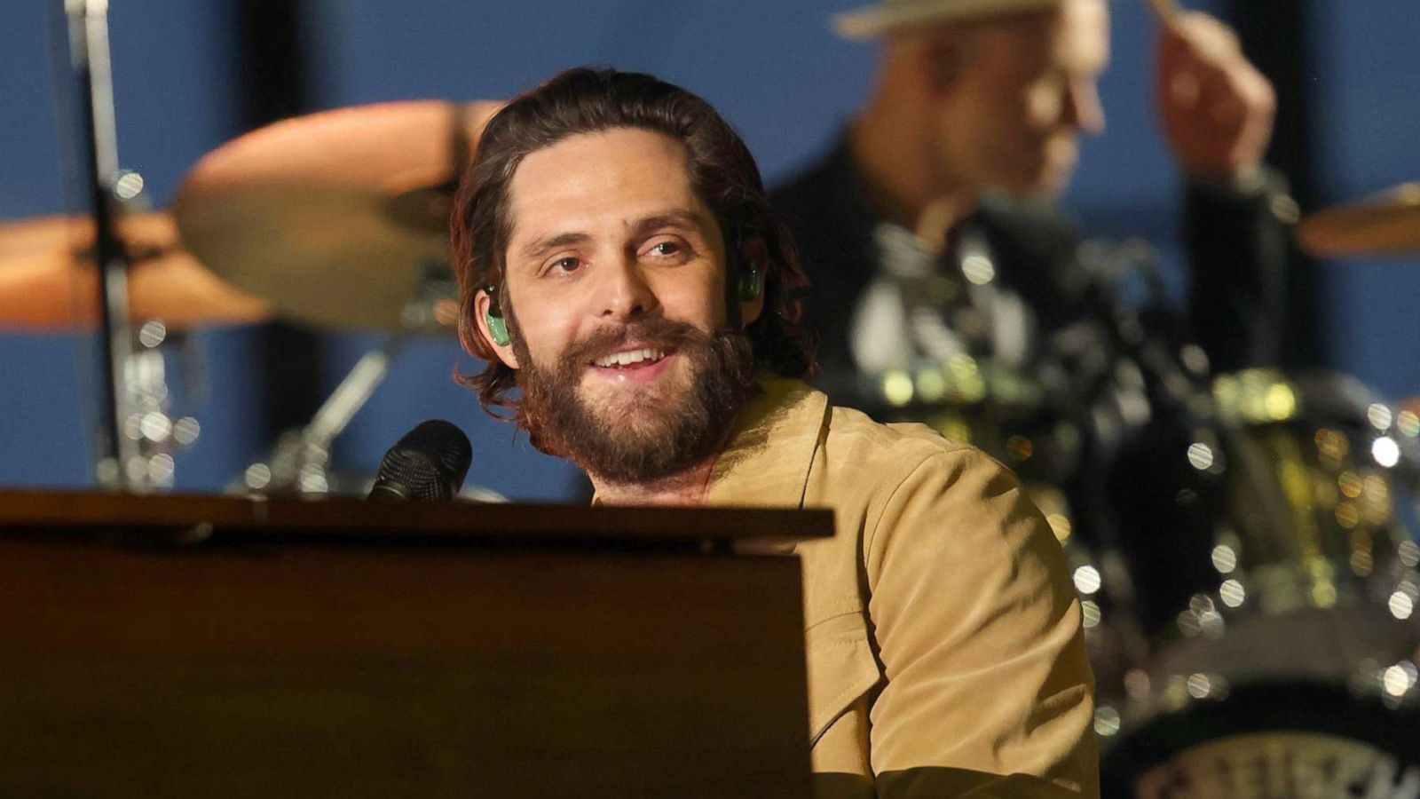 PHOTO: Thomas Rhett performs on stage during the 57th Academy of Country Music Awards in Las Vegas, March 07, 2022.