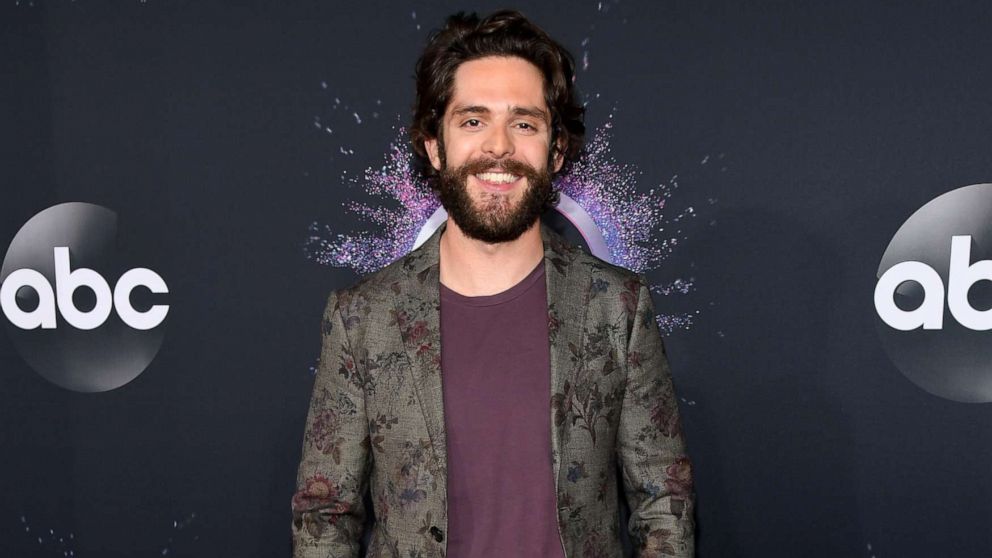 PHOTO: Thomas Rhett attends the 2019 American Music Awards at Microsoft Theater, Nov. 24, 2019 in Los Angeles.