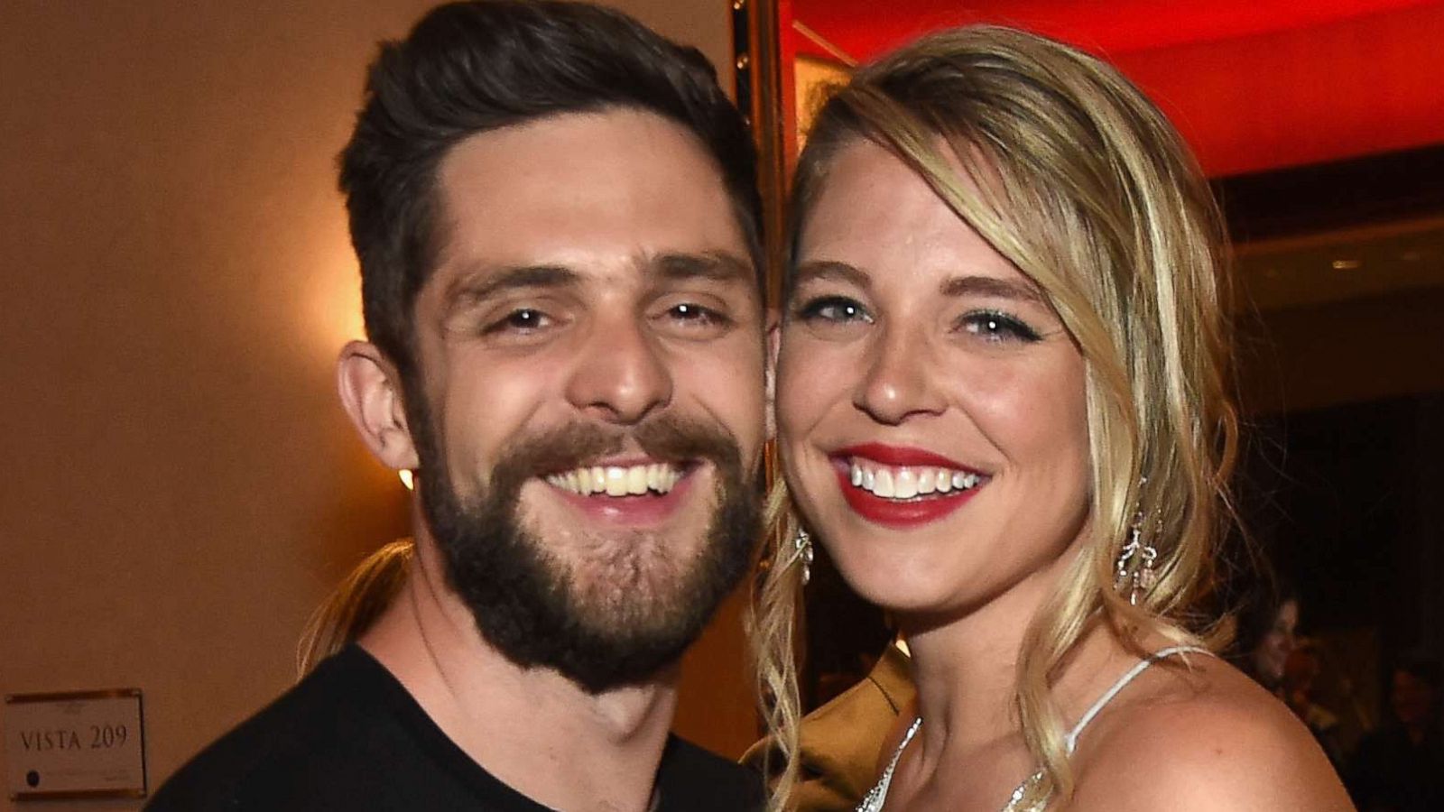 PHOTO: Thomas Rhett and Lauren Akins attend the 53rd Annual ACM Awards celebration at MGM Grand Hotel & Casino on April 15, 2018, in Las Vegas.