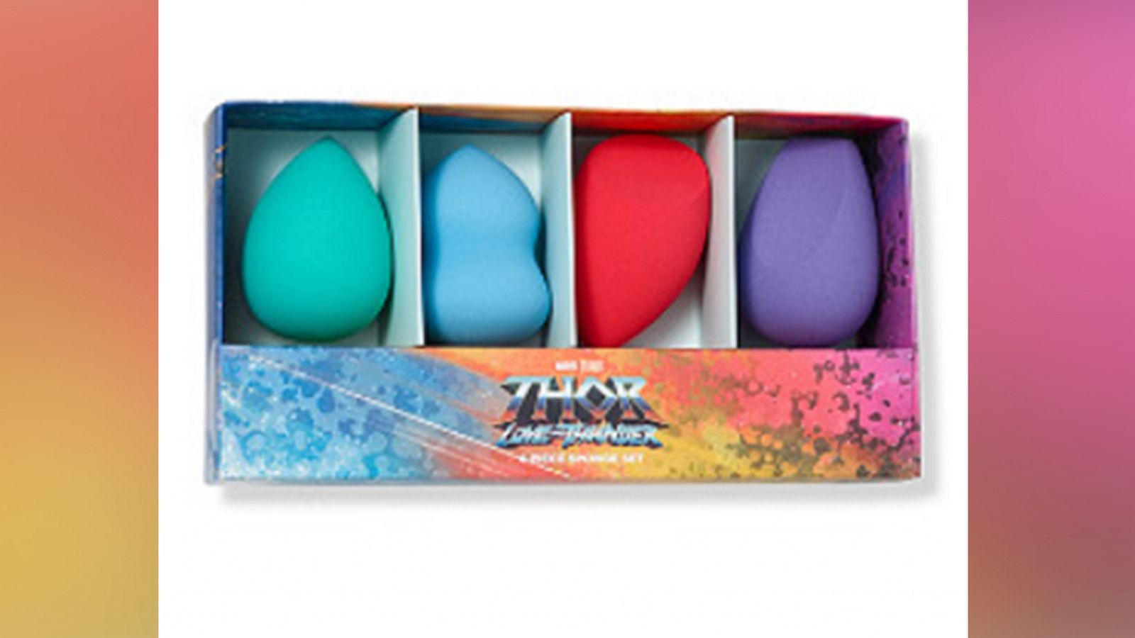 PHOTO: Marvel Studios' Thor: Love and Thunder 4 piece Sponge Set