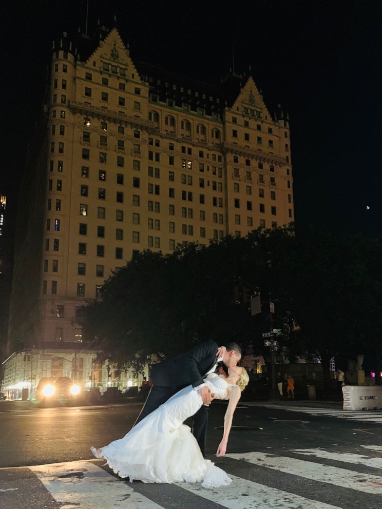 PHOTO: Craig Silverstein and Amy Rosenthal got married in New York City even though the power went out on July 13, 2019.