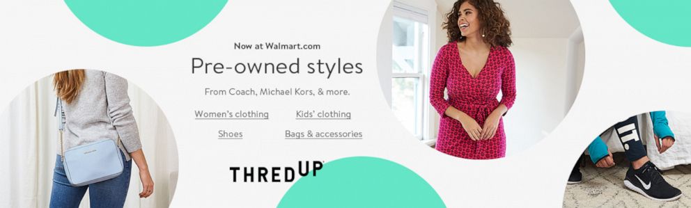 Walmart partners with thredUP to keep up with secondhand clothes trend