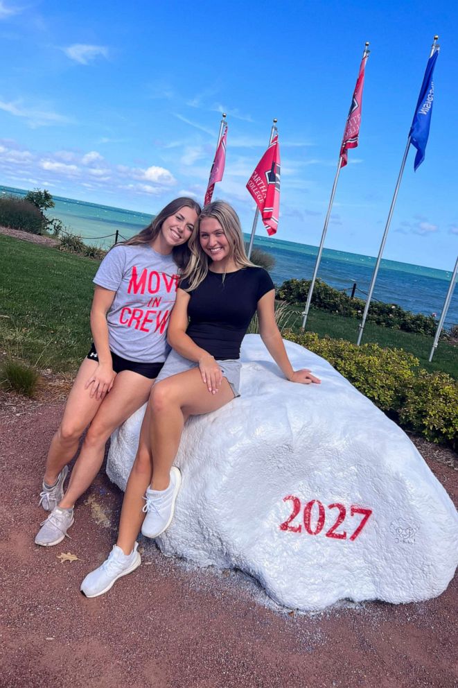 PHOTO: Samantha Malczewski is a sophomore studying nursing, while her younger sister, a freshman, is pursuing marketing and accounting. The sisters are also college roommates.