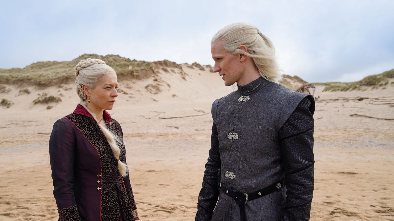 PHOTO: Emma D’Arcy as "Princess Rhaenyra Targaryen" and Matt Smith as "Prince Daemon Targaryen".