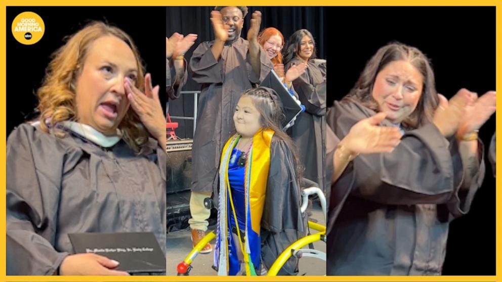 The story behind the viral video of the graduation walk of a lifetime | GMA