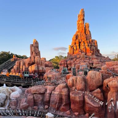 PHOTO: In this stock photo, The Big Thunder Mountain Railroad roller coaster ride is seen at Walt Disney World Magic Kingdom, Dec. 28, 2019, in Orlando, Fla.