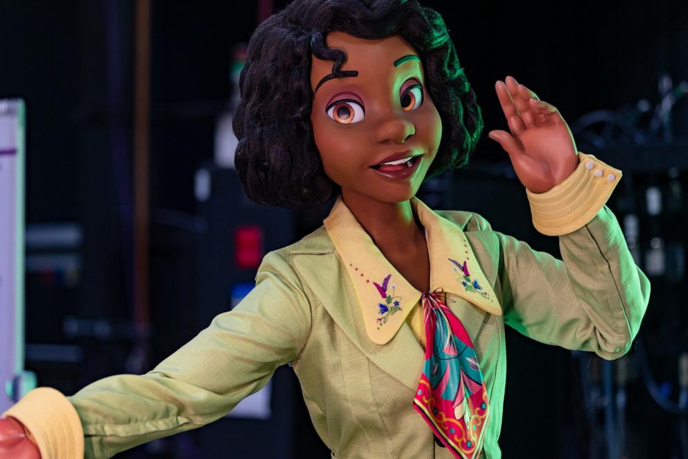 PHOTO: A first look at the audio-animatronic Princess Tiana, part of Tiana’s Bayou Adventure.