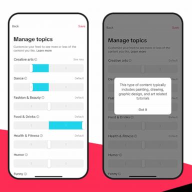 PHOTO: TikTok is rolling out new self-care features designed to give users more control over the content they see in their feed.