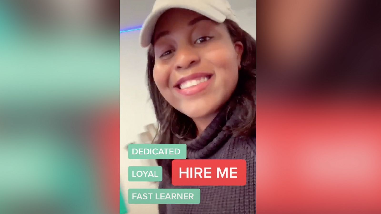 PHOTO: TreManda Pewett is seen in this resume posted on TikTok.