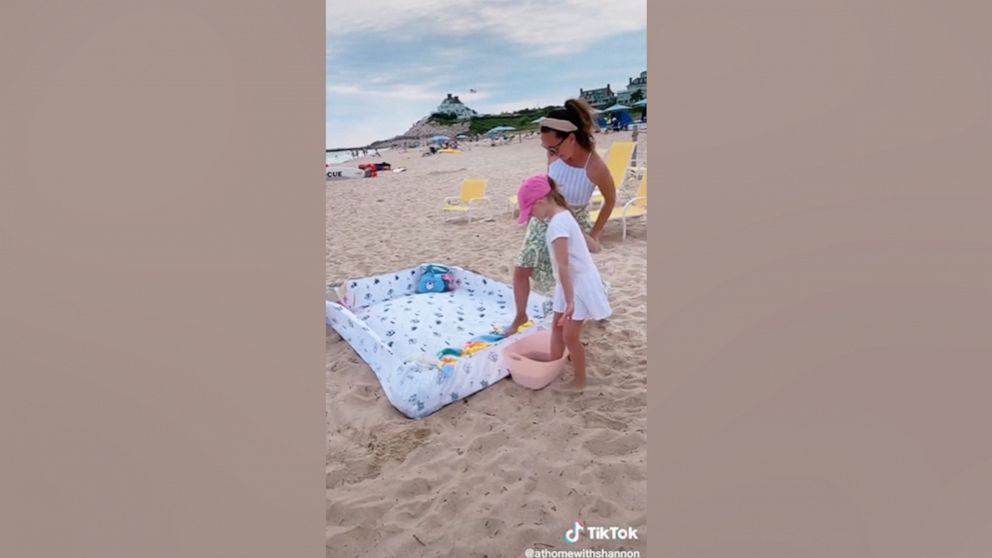 VIDEO: Mom shares hacks for making family beach day a breeze