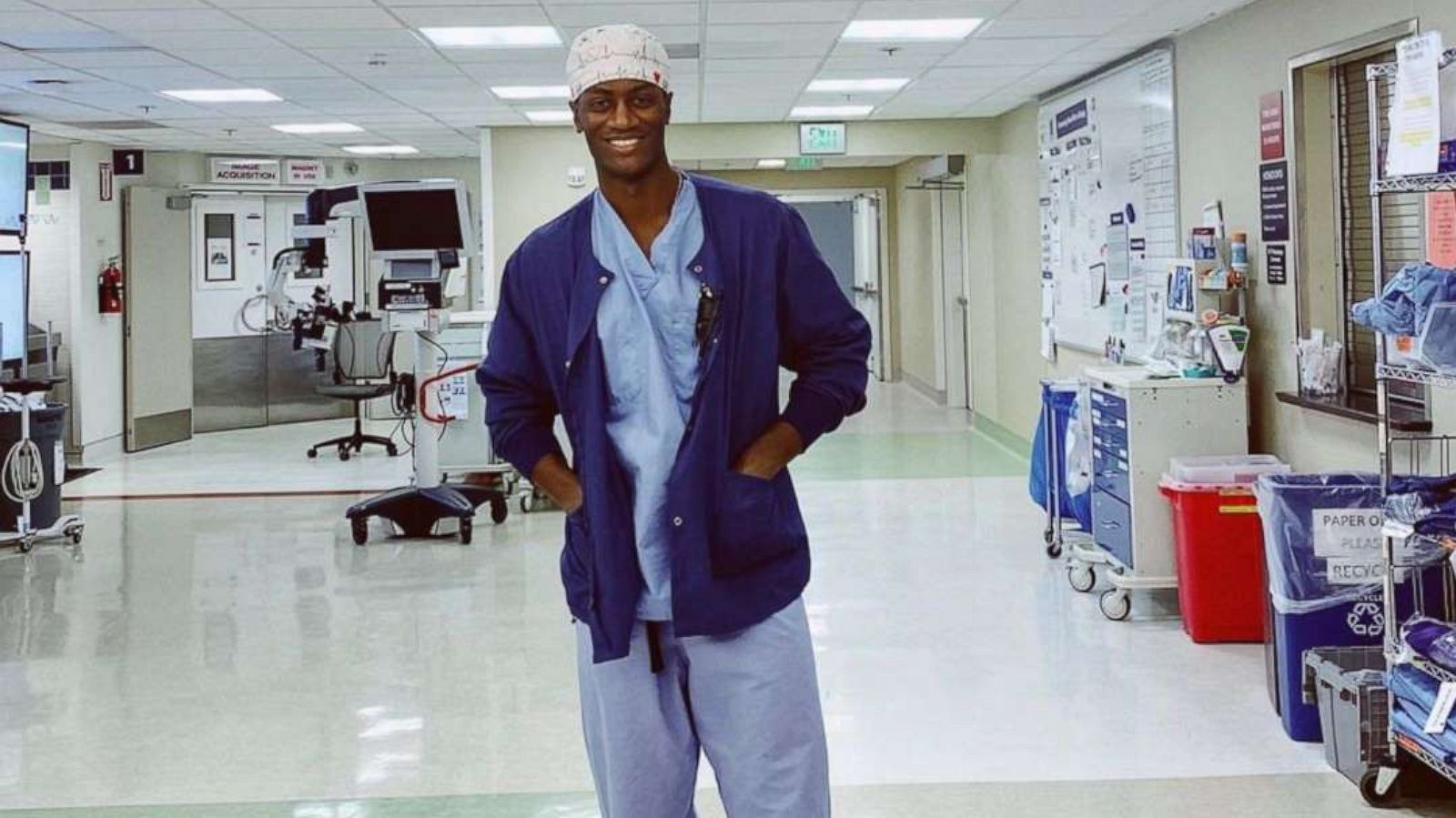 PHOTO: The "TikTok doctor" Jason Campbell is getting millions of views on his dancing videos.