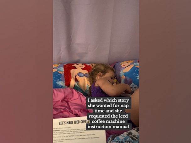 3-year-old asks au pair to read coffee machine manual before nap time