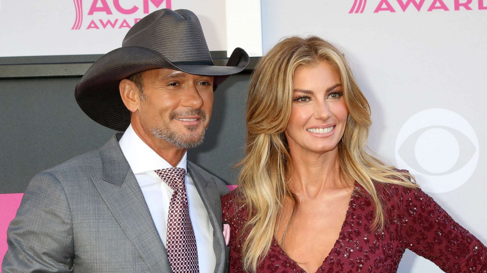 PHOTO: Tim McGraw, left, and Faith Hill arrive at the 52nd Academy of Country Music Awards at the T-Mobile Arena in Las Vegas, April 2, 2017.