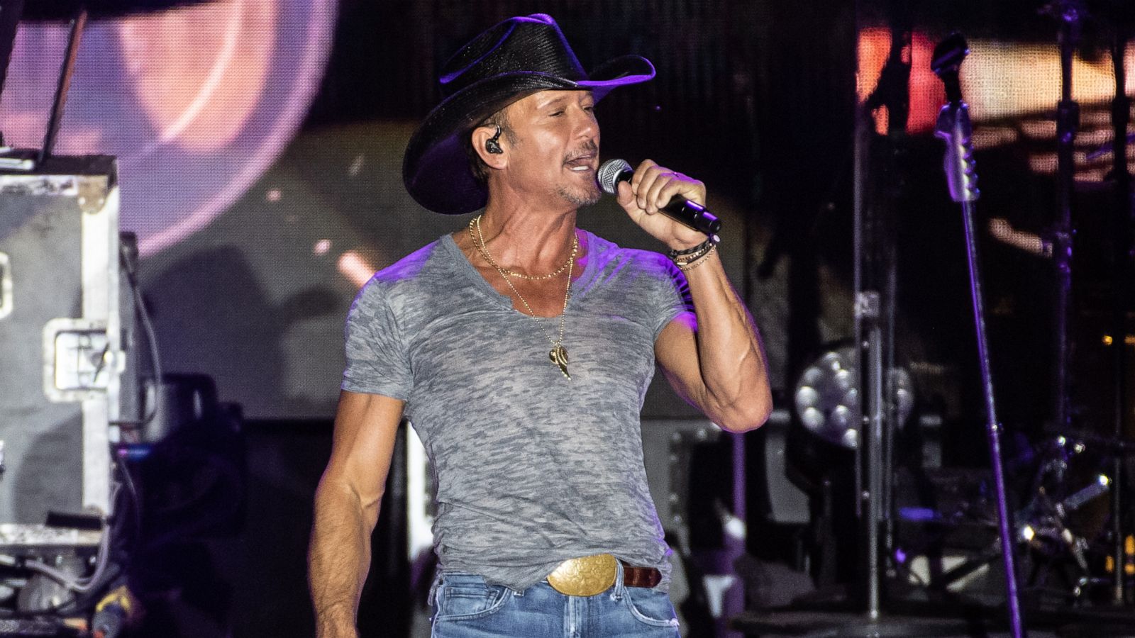 PHOTO: Tim McGraw performs at the 2019 Deni Ute Muster on Oct. 5, 2019 in Deniliquin, Australia.