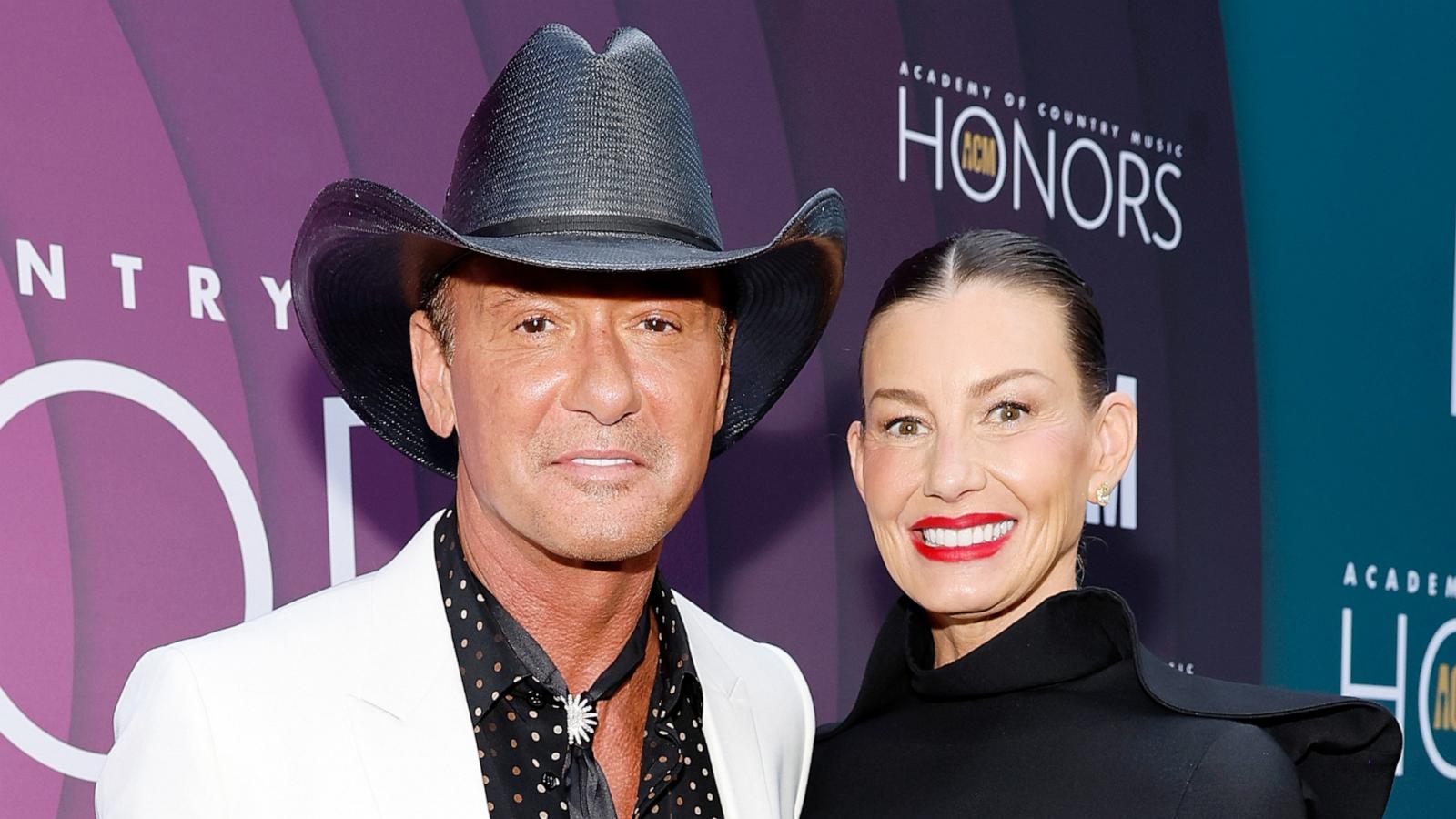 PHOTO: Tim McGraw and Faith Hill attend the 16th Annual Academy of Country Music Honors, Aug. 23, 2023, in Nashville, Tennessee.