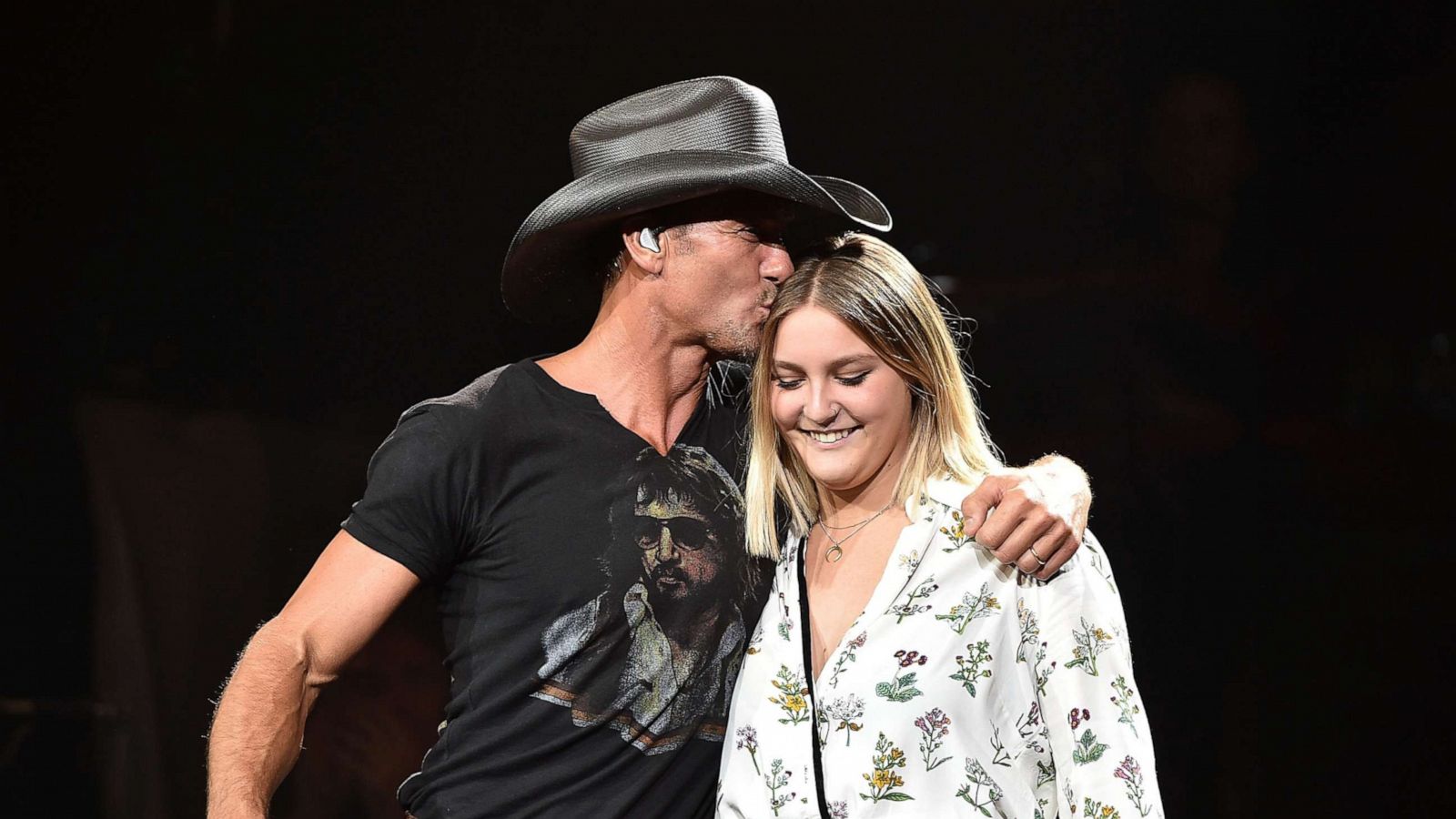 PHOTO: In this Aug. 15, 2015, Tim McGraw performs with his daughter Gracie McGraw on the "Shotgun Rider" tour at Bridgestone Arena in Nashville.