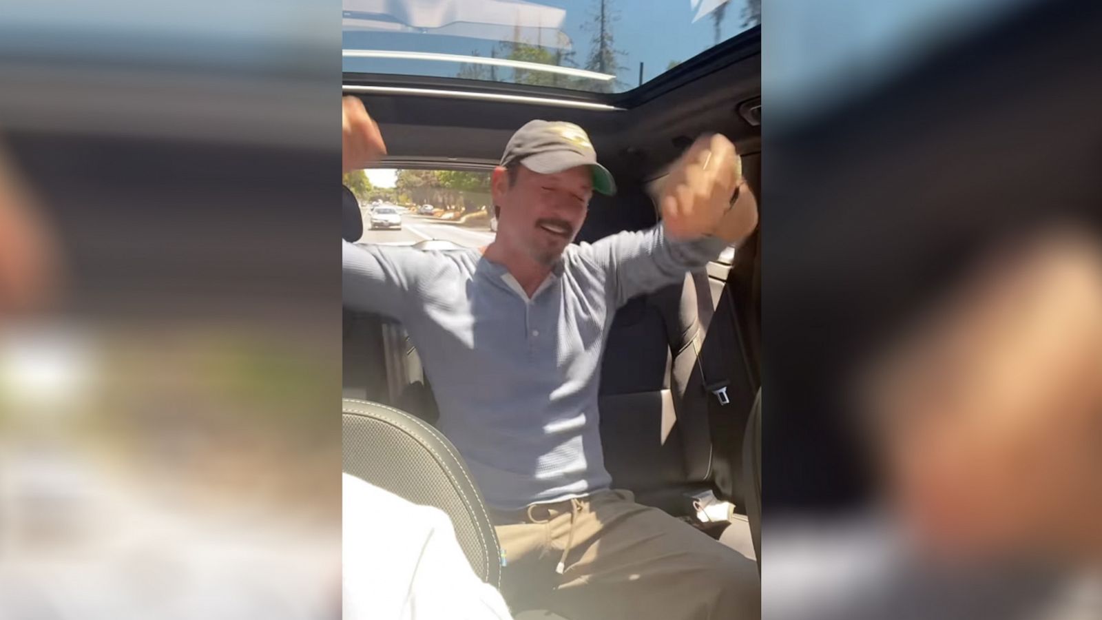 PHOTO: In a video posted to her Instagram account, Faith Hill shows husband Tim McGraw dancing to Olivia Rodrigo in the car.