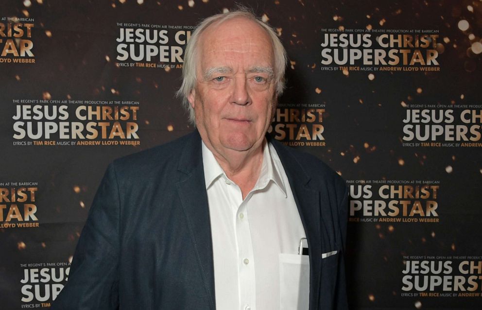 PHOTO: Sir Tim Rice attends an after party for "Jesus Christ Superstar," July 9, 2019 in London.
