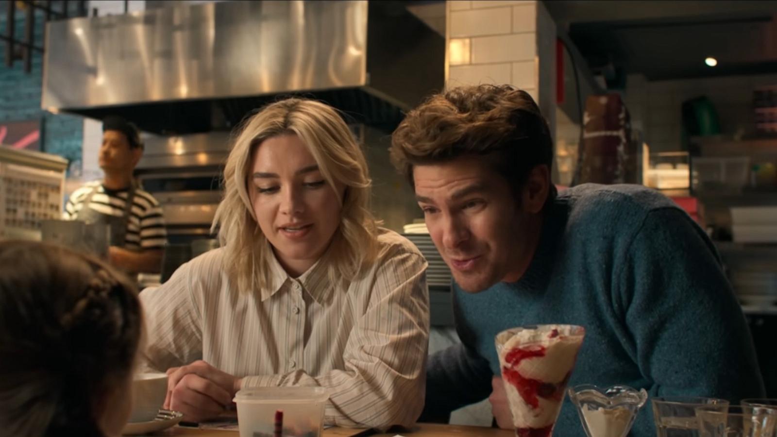 PHOTO: Florence Pugh and Andrew Garfield in "We Live in Time," 2024.