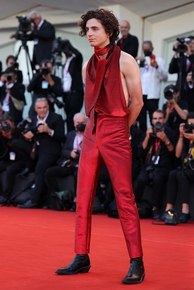 PHOTO: Timothee Chalamet attends the "Bones And All" red carpet at the 79th Venice International Film Festival, Sept. 2, 2022, in Venice, Italy. 