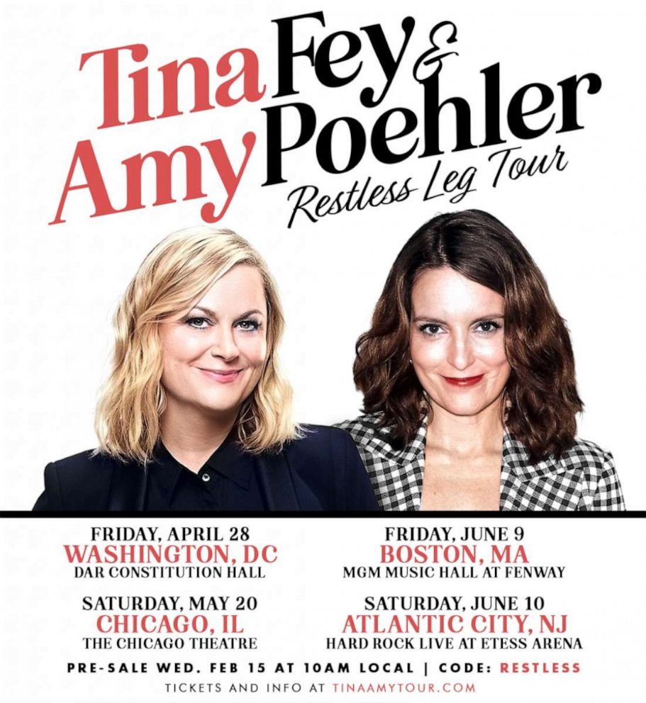 Tina Fey and Amy Poehler going on tour together for 1st time - Good Morning  America