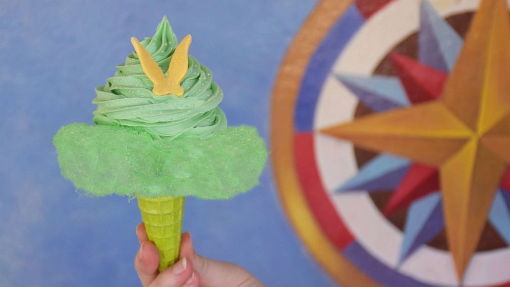 A new Tinkerbell cone is available at Walt Disney World.