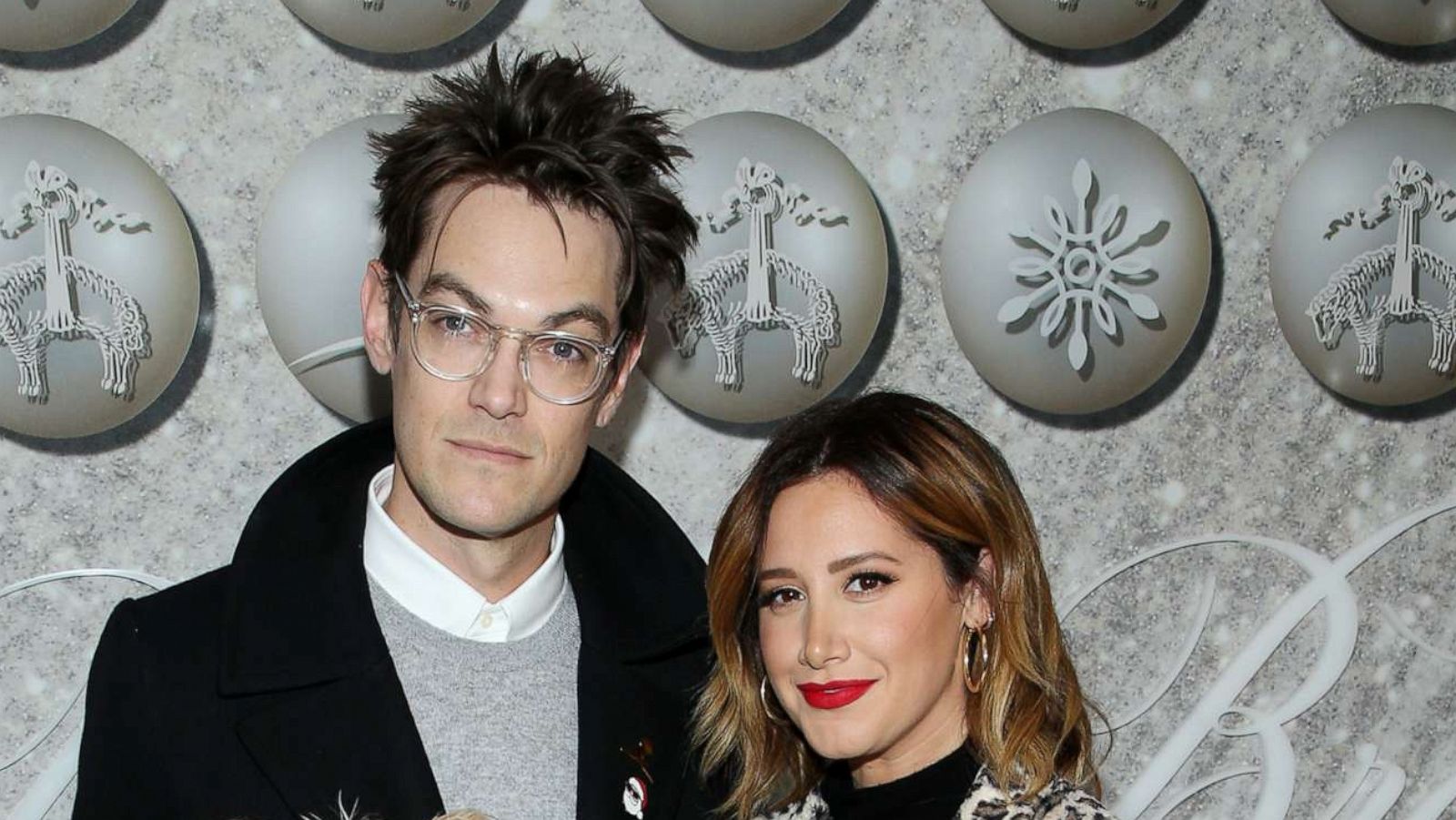 PHOTO: Christopher French and Ashley Tisdale attend Brooks Brothers Annual Holiday Celebration in Hollywood, Calif., Dec. 7, 2019.