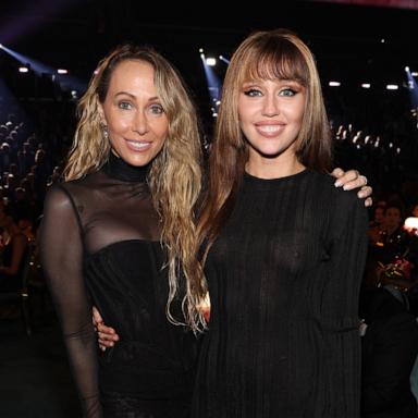 PHOTO: Tish Cyrus and Miley Cyrus attend the 67th Annual GRAMMY Awards on Feb. 02, 2025 in Los Angeles.