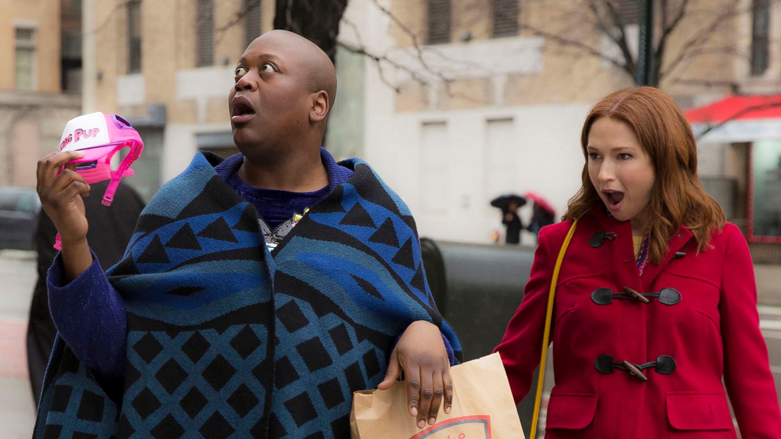 PHOTO: Tituss Burgess and Ellie Kemper star in "Unbreakable Kimmy Schmidt."