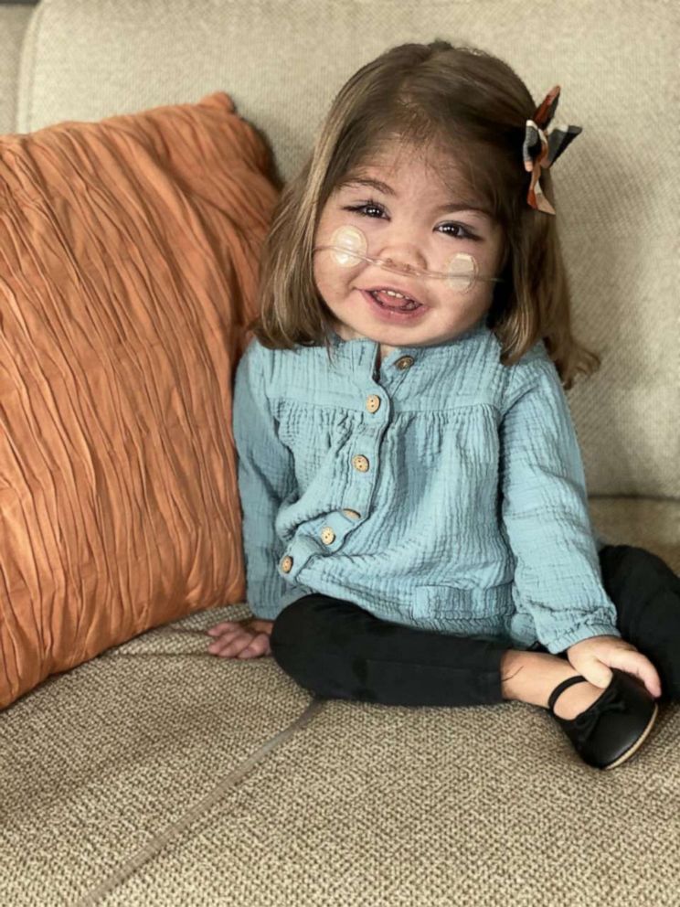 PHOTO: Emmett Hightshoe was diagnosed with Kabuki syndrome in utero. It’s a rare genetic disorder impacting organ development, as well as her physical and cognitive abilities.  
