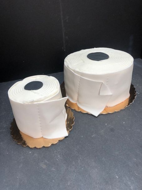 Toilet paper cakes are popping up in supermarkets and bakeries