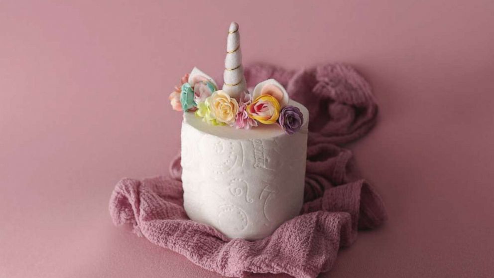 PHOTO: Connecticut photographer Kristin Vacca staged a newborn photo shoot with toilet paper after her business closed due to coronavirus.